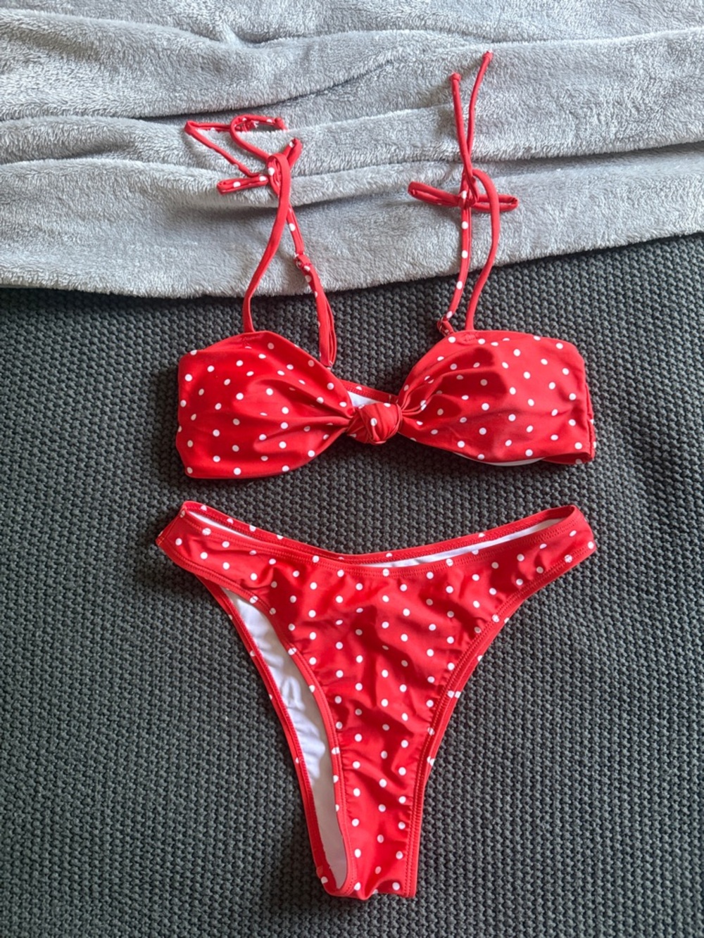 Red Polka Dot Bikini